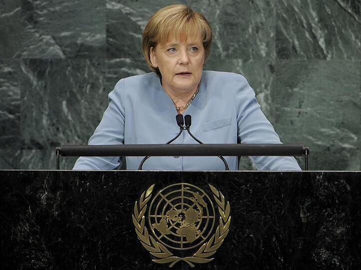 "Licht und Schatten" gebe es im Hinblick auf die deutsche Entwicklungshilfe, räumte Kanzlerin Angela Merkel in New York ein.