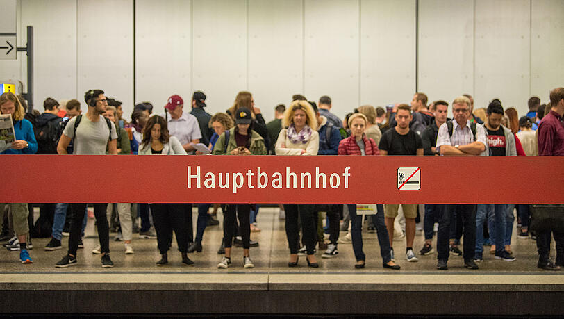 Streik am Hauptbahnhof. (Archivbild)