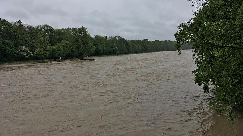 So sah es am Dienstagmorgen in Thalkirchen an der Isar aus.