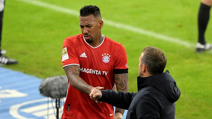 Jérôme Boateng zeigte sich bei seiner Auswechslung gefrustet.