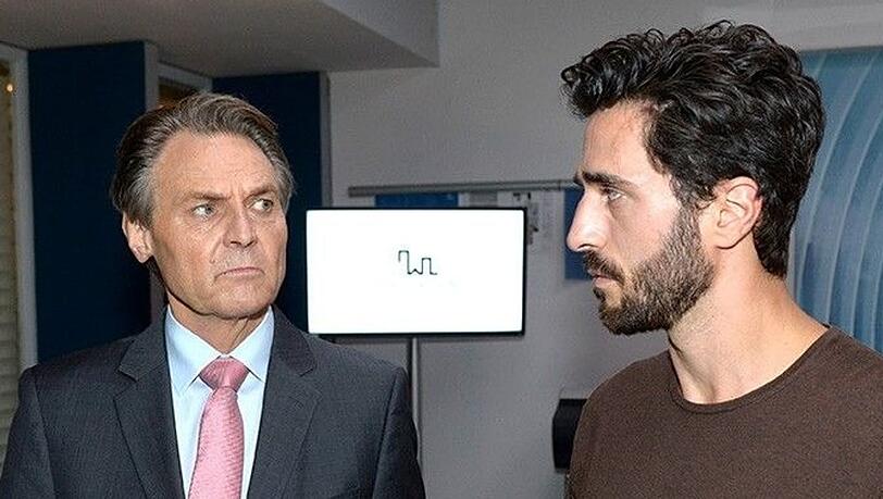 "GZSZ": Gerner (l.) warnt Tobias davor, Katrin nochmal zu enttäuschen.