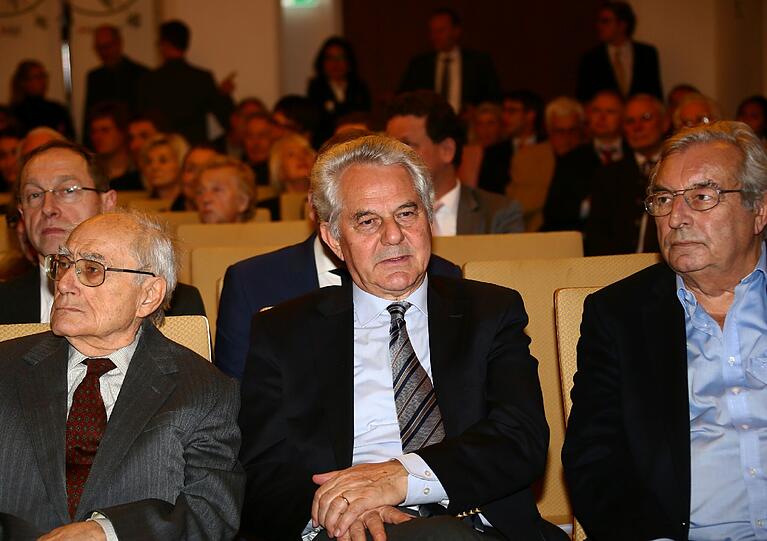 Urgesteine der Münchner Christsozialen (v.l.): die ehemaligen Minister Peter Schmidhuber und Kurt Faltlhauser und Stadtrat Walter Zöller.