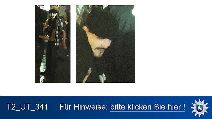 Nach diesen Personen wird öffentlich gefahndet. Die Polizei in Hamburg wird erreicht unter 040/4286-76543.