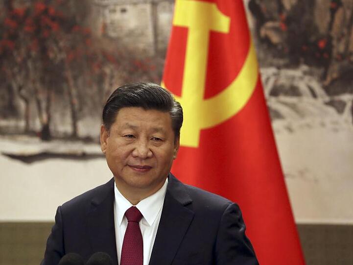 Chinas Präsident Xi Jinping bei einem Auftritt in der Großen Halle des Volkes in Peking.