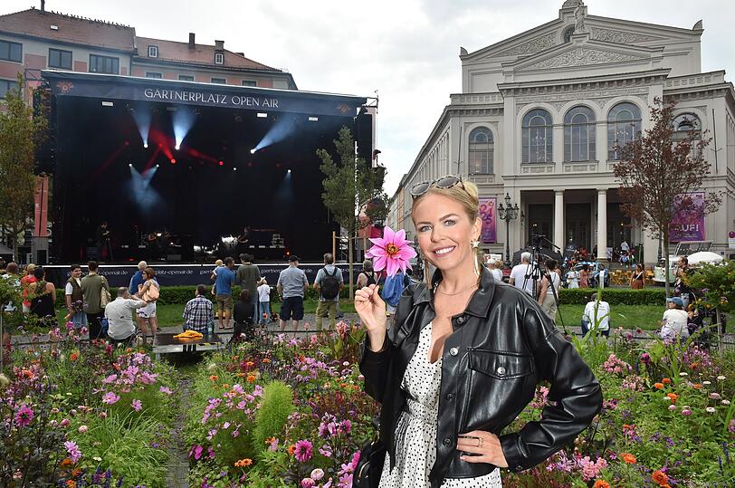 Carolin Henseler beim "Gärtnerplatz Open Air" in München.