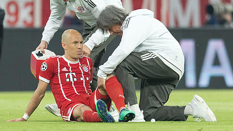 Arjen Robben musste im Hinspiel gegen Real bereits in der Anfangsphase ausgewechselt werden.