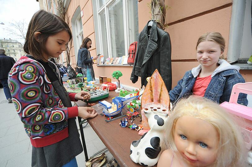 Hofflohmarkt in der Metzstraße