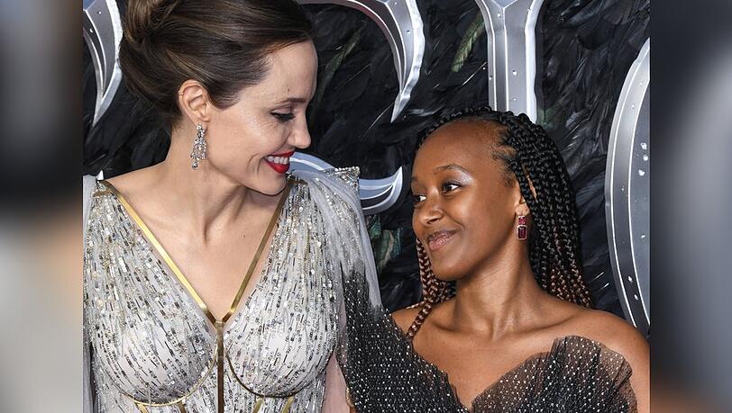 Stolze Mama: Angelina Jolie (l.) mit Tochter Zahara Jolie-Pitt im Jahr 2019.