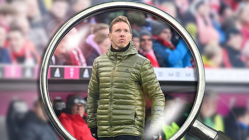 Beim Gipfeltreffen doppelt im Fokus: Julian Nagelsmann will im Spiel gegen Union Berlin zeigen, dass der Gladbach-Ausraster nur ein Ausrutscher war
