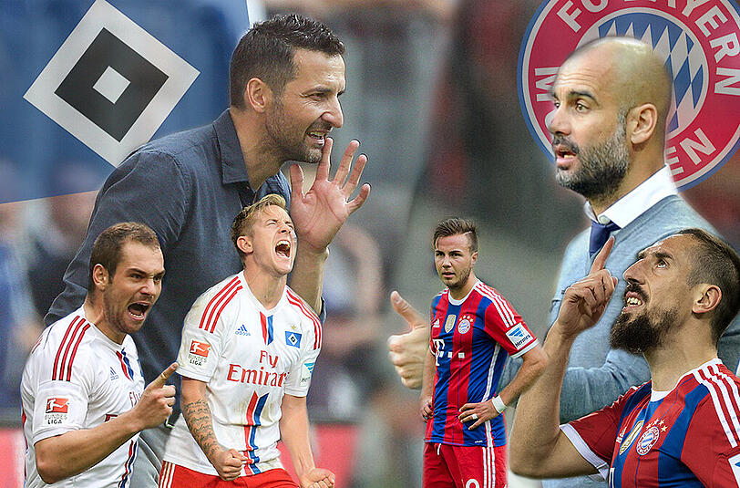 Nord-Süd-Derby im DFB-Pokal: Verfolgen Sie hier die Partie zwischen dem HSV und Bayern München im Liveticker!