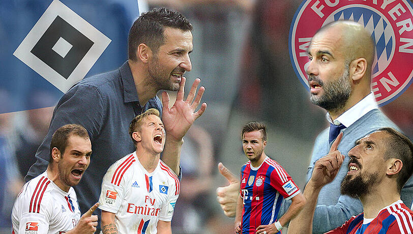 Nord-Süd-Derby im DFB-Pokal: Verfolgen Sie hier die Partie zwischen dem HSV und Bayern München im Liveticker! Nord-Süd-Derby im DFB-Pokal: Verfolgen Sie hier die Partie zwischen dem HSV und Bayern München im Liveticker!