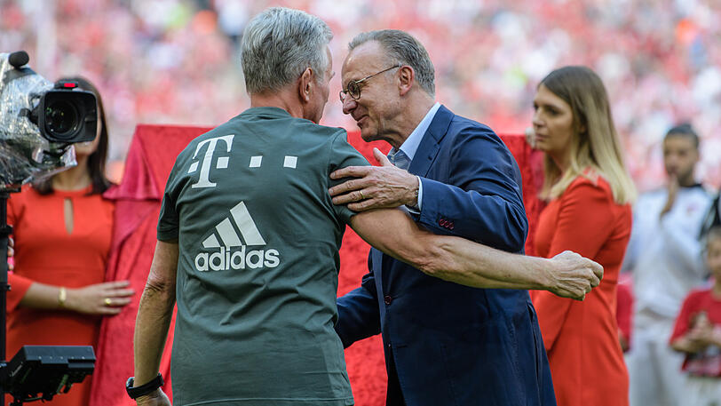 Der FC Bayern München verabschiedet Trainer Jupp Heynckes und Ex-Spieler Holger Badstuber. Die Bilder.