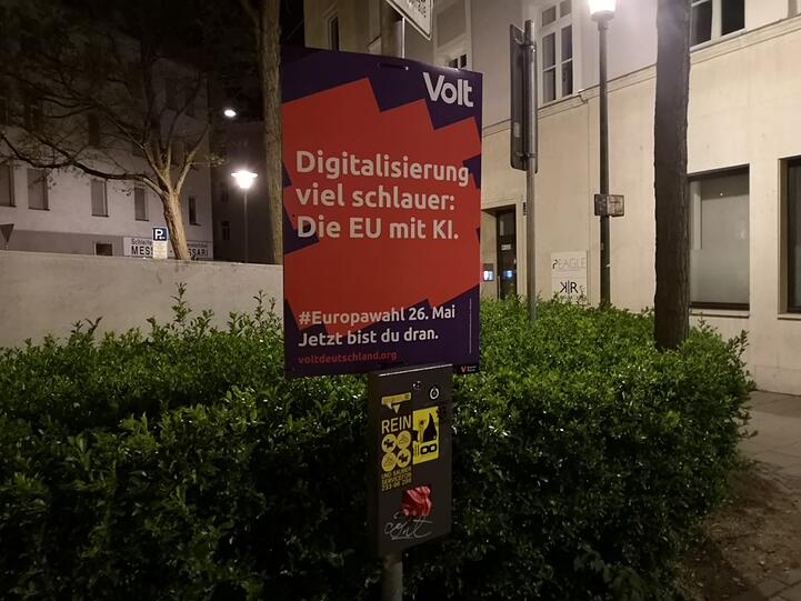 Besonders präsent ist Volt im Schlachthofviertel rund um den Kapuzinerplatz.