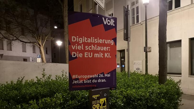 Besonders präsent ist Volt im Schlachthofviertel rund um den Kapuzinerplatz. Besonders präsent ist Volt im Schlachthofviertel rund um den Kapuzinerplatz.