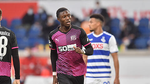 Der gebürtige Hamburger Aron Opoku spielt aktuell zur Leihe beim VfL Osnabrück.