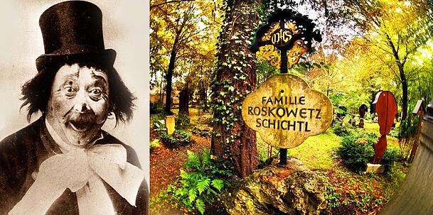 Michael August Schichtl, Münchner Original und legendärer Schausteller, ruht auf dem Waldfriedhof. Michael August Schichtl, Münchner Original und legendärer Schausteller, ruht auf dem Waldfriedhof.