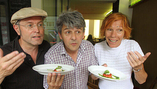 Setzen auf gesundes Essen (v. l.): die Bio-Restaurant-Macher Kilian Scherg, Dieter Wittmann und Gabriele Holters. Setzen auf gesundes Essen (v. l.): die Bio-Restaurant-Macher Kilian Scherg, Dieter Wittmann und Gabriele Holters.