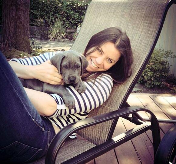 Dieses Bild ging um die Welt. Brittany mit ihrem Hund Charley.