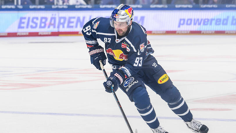 Der EHC Red Bull München um Maximilian Kastner bringt noch keine Konstanz ins Spiel. Der EHC Red Bull München um Maximilian Kastner bringt noch keine Konstanz ins Spiel.