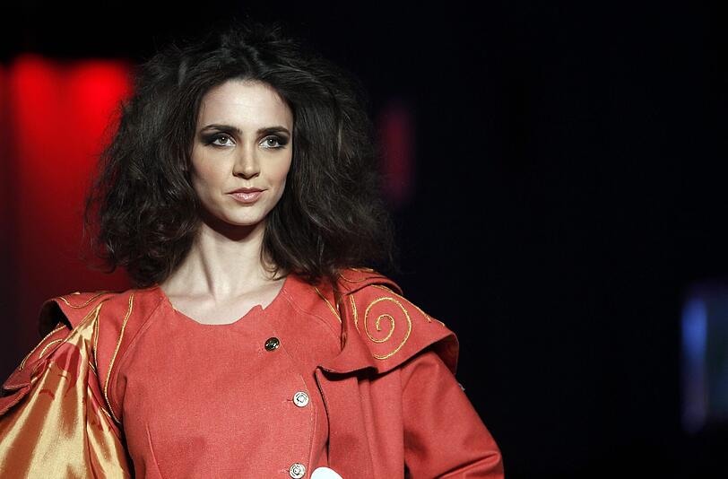 Busenblitzer bei der Intermoda-Show in Mexiko: Auf dem Laufsteg lassen die Models tief blicken.