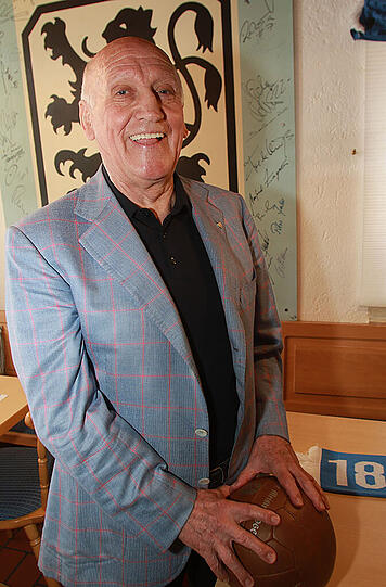 Alt-Löwe Peter Grosser am Mittwoch im Löwenstüberl.