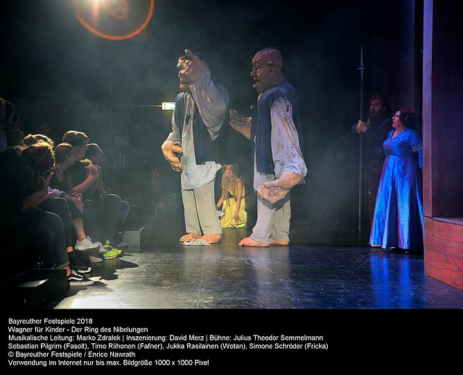 Szenen aus dem "Ring" für Kinder der Bayreuther Festspiele.