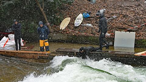 Ein Hauch einer gr&uuml;nen Welle war bereits beim Vorversuch zu sehen. (Archivbild)