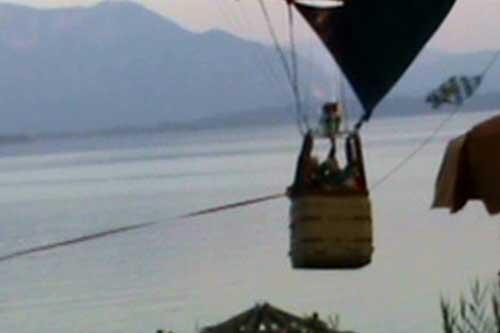 Aus einem Heißluftballon ist Monika B. gestürzt (Symbolfoto)