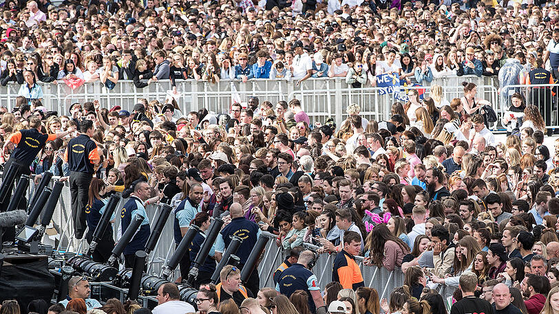 50.000 Fans waren gekommen.