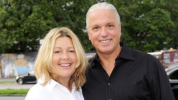 Karin Thaler mit Ehemann Milos Malesevic. Karin Thaler mit Ehemann Milos Malesevic.