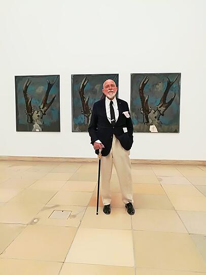 Markus Lüpertz im Haus der Kunst.