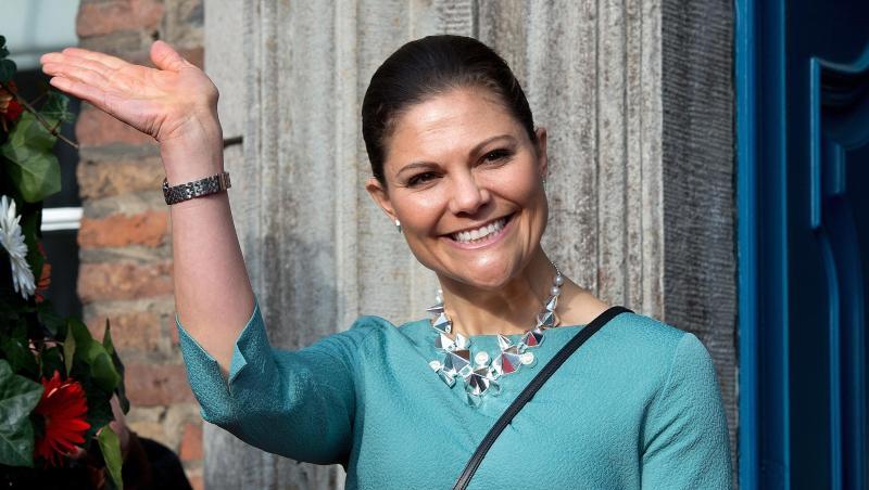 Kronprinzessin Victoria von Schweden bei einem Besuch in Düsseldorf 2014. Kronprinzessin Victoria von Schweden bei einem Besuch in Düsseldorf 2014.