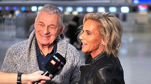 Heinz Hoenig mit seiner Ehefrau Annika Kärsten-Hoenig.