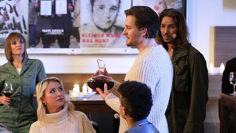 Gil Ofarim (r.) mit Alexander Klaws in "Die Passion".