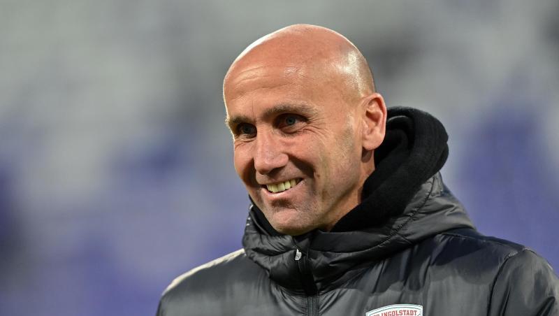 Ingolstadts Trainer André Schubert im Stadion.