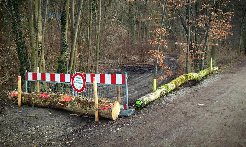Akutes Streitthema und derzeit wegen Steinschlaggefahr gesperrt: Der Isartrail.