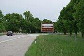 Schloss Blutenburg bekommt nun auch ein Tourismusschild an der Autobahn.