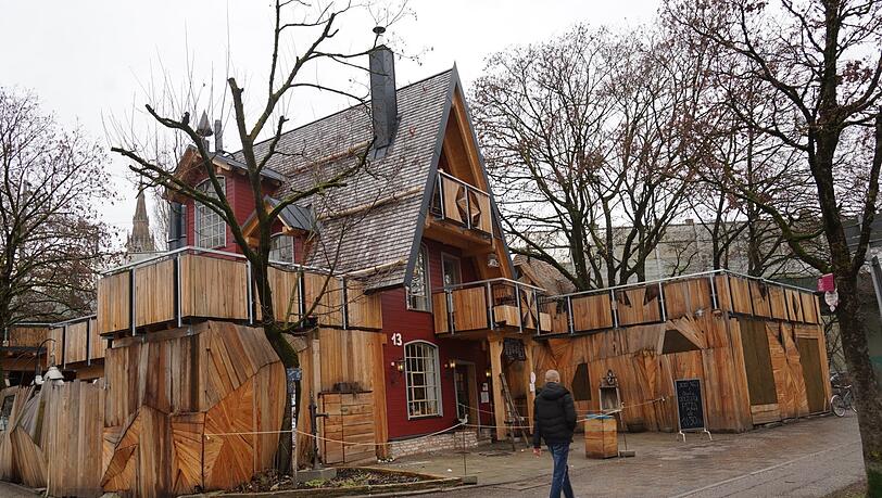 Das Hexenhäusl an der Pilgersheimer Straße.