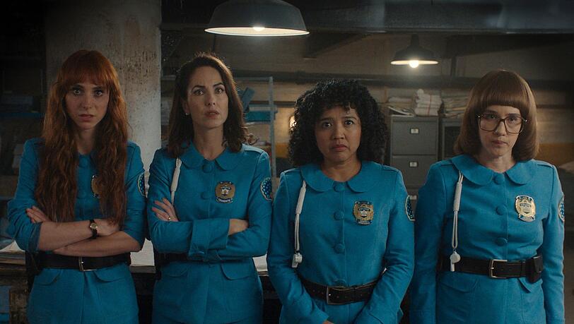 Die "Women in Blue" nehmen wieder den Kampf für Gerechtigkeit und gegen das korrupte, patriarchalische System auf (von links): Valentina (Natalia Téllez), María (Bárbara Mori), Gabina (Amorita Rasgado) und Ángeles (Ximena Sariñana). Die "Women in Blue" nehmen wieder den Kampf für Gerechtigkeit und gegen das korrupte, patriarchalische System auf (von links): Valentina (Natalia Téllez), María (Bárbara Mori), Gabina (Amorita Rasgado) und Ángeles (Ximena Sariñana).