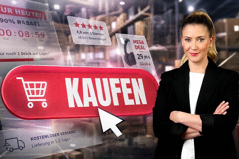 Pia Osterhaus deckt in "Die Tricks der Onlinehändler" auf, wie Kunden im Internet zum Kauf bewegt werden. Pia Osterhaus deckt in "Die Tricks der Onlinehändler" auf, wie Kunden im Internet zum Kauf bewegt werden.