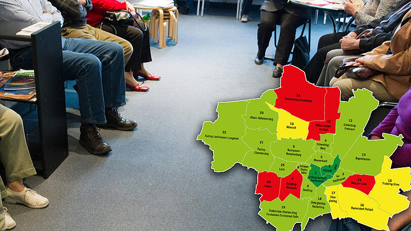 In einigen Münchner Stadtvierteln gibt es viel zu wenige Hausärzte. Die Folge: Haufenweise Patienten in den Wartezimmern.