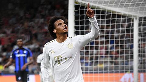 Fingerzeig an die Kritiker? Leroy Sané war in Mailand Bayerns Unterschiedsspieler.
