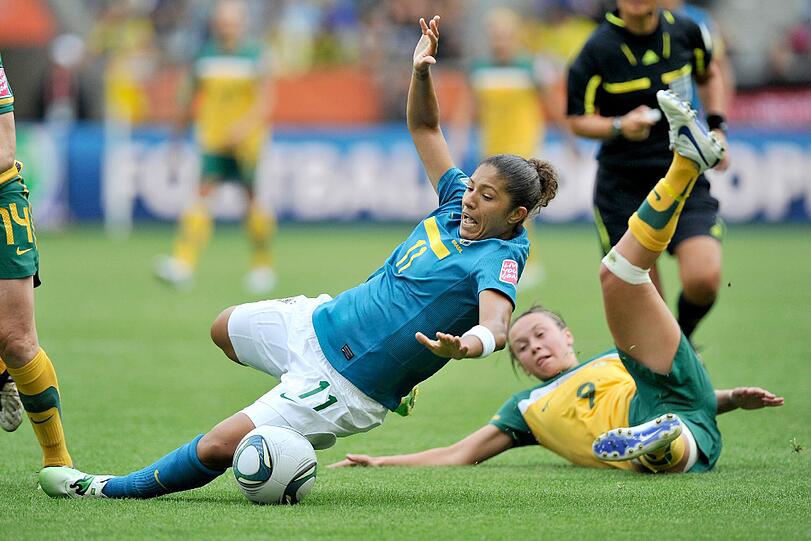 Profikickerin Christiane.
