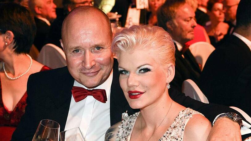 Melanie Müller mit ihrem Ehemann Mike Blümer. (Archivbild)