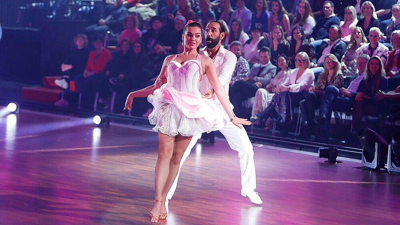 Lili Paul-Roncalli und Tanzpartner Massimo Sinató am vergangenen Freitag vor Live-Publikum in der RTL-Show "Let's Dance".