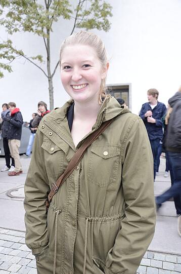 Laura (19) aus Heilbronn ist jetzt Ersti der Lebensmitteltechnologie. "Das verbindet alle Naturwissenschaften", erzählt sie. "Und essen müssen wir schließlich alle." Sie will später gerne in einem großen Betrieb arbeiten. "Zum Beispiel in der Qualitätssicherung."