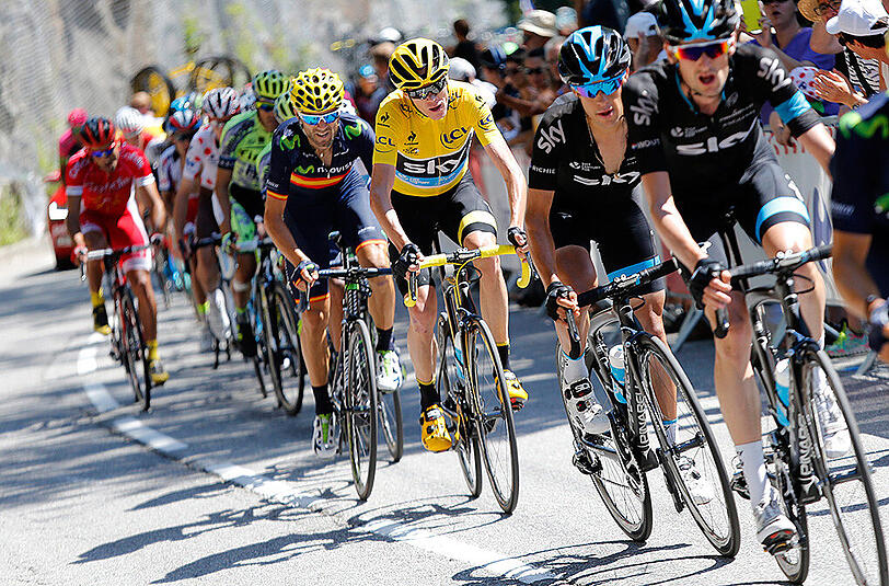 An der Zieleinfahrt der Tour de France 2015 ist es zu einer Schießerei gekommen. (Symbolfoto)