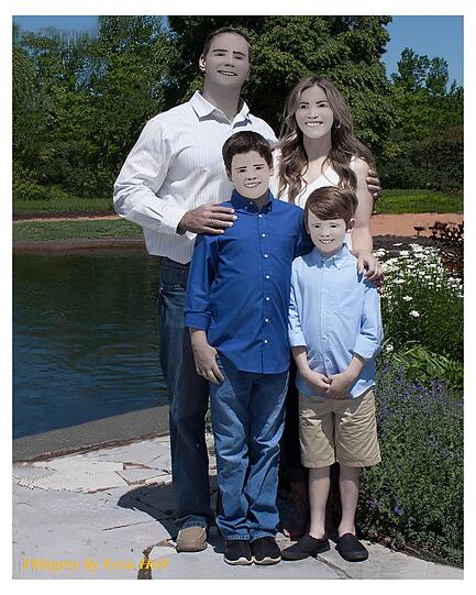 Pam Zaring und ihre Familie - "perfekt" in Szene gesetzt von einer Profi-Fotografin...