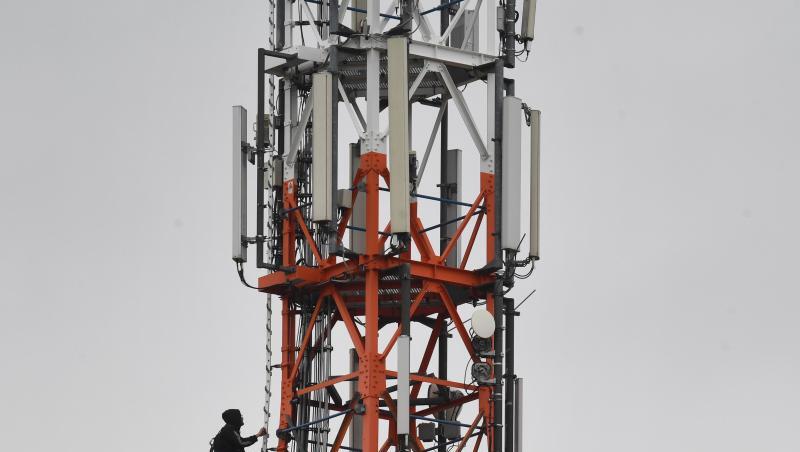 Eine 5G-Mobilfunkantenne von Vodafone auf der Ostseeinsel Usedom. Eine 5G-Mobilfunkantenne von Vodafone auf der Ostseeinsel Usedom.