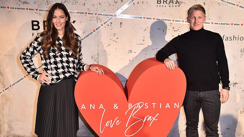 Hier posierten Ana Ivanovic und Bastian Schweinsteiger noch gemeinsam für das Unternehmen "Brax".